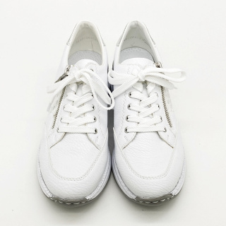 N4322-80 Rieker sportowe półbuty na koturnie, na wąskie stopy