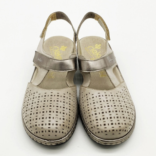 Rieker 47775-42 szerokie sandały damskie, tęgość H