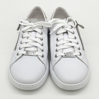 Wyprzedaż Rieker L2721-80 skórzane sneakarsy