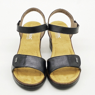 V3554-00 Rieker damskie sandały na koturnie