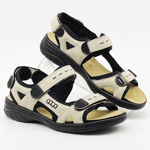 64586-60 Rieker wygodne sandały