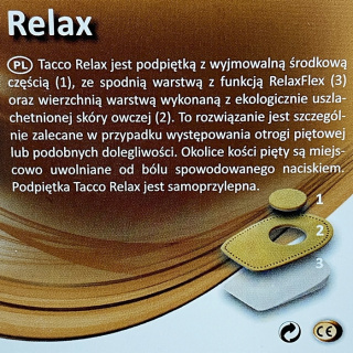 Tacco Relax - wkładki pod ostrogi piętowe