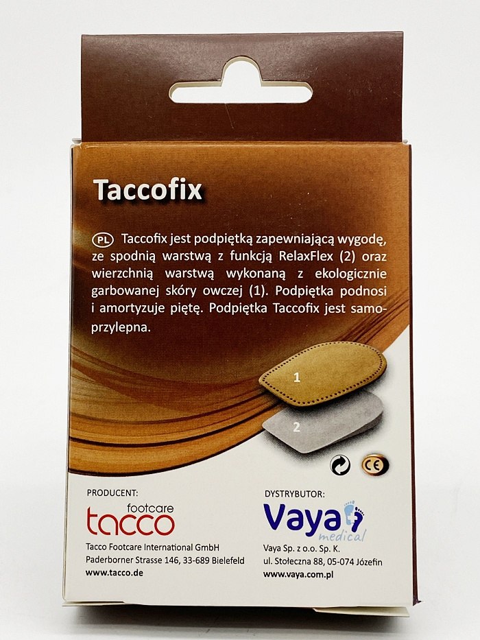 Tacco TaccoFix - komfortowe podpiętki do butów