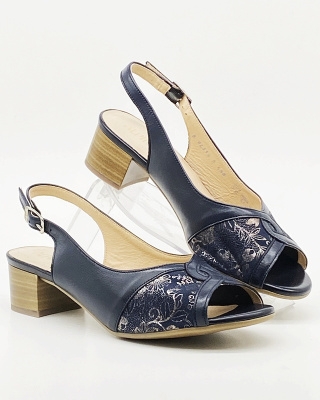 Sandały zdrowotne Alpina Amelia 9L15-3 skórzane przy haluksach