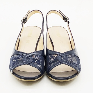 Sandały zdrowotne Alpina Amelia 9L15-3 skórzane przy haluksach