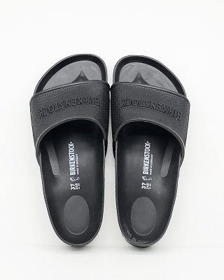 Klapki na basen Birkenstock Barbados EVA 1015398 regular fit - black, duża tęgość K