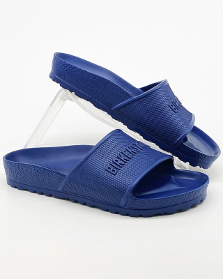 Klapki basenowe Birkenstock Barbados EVA 1015480 regular fit - blue, duża tęgość K