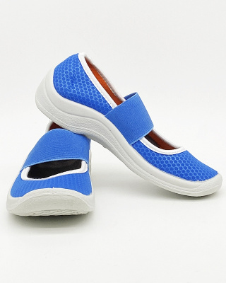 Baleriny na wąską stopę - Codeor CBA niebieskie