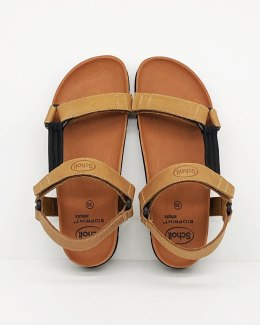 Heaveny Scholla F23009 brązowe sandały profilowane