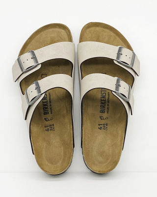 Klapki ARIZONA okazja tanie Birkenstock Pull Up Stone 1003154 - regular fit, normale weite