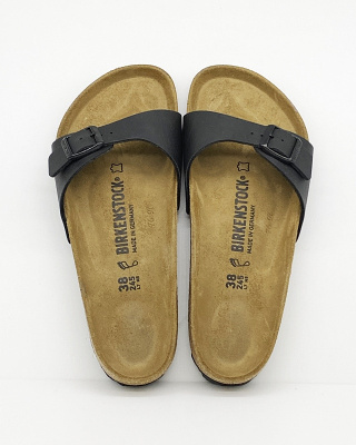 Klapki damskie MADRID Birkenstock 0040791 regular fit - black