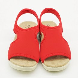 Damskie sandały Sanital Flex 8024.17 red, lekkie, miękkie, elastyczne, tegość G-H