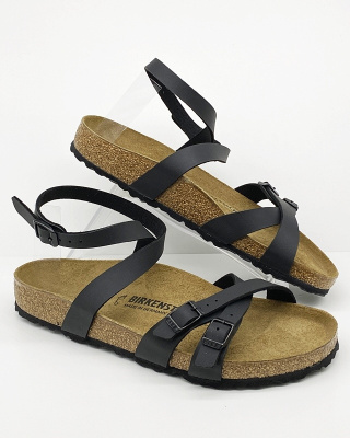 BLANCA Birkenstock 1015759 czarne sandały damskie - regular fit