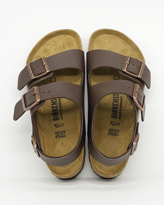 Sandały Birkenstock MILANO 0034701 dark brown - regular fit