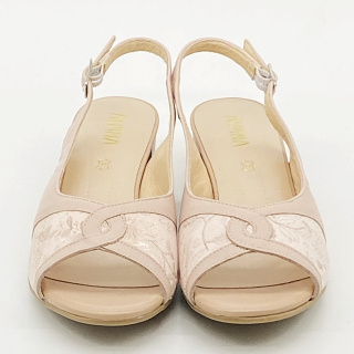 Sandały zdrowotne na obcasie Alpina Amelia 9L15-4