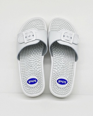 Damskie klapki fakirki Scholl New Massage Scholl F20054, tęgość E-F-G