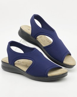 Sanital Flex 8024.17 blu Wygodne sandały damskie stopy wrażliwe, obolałe