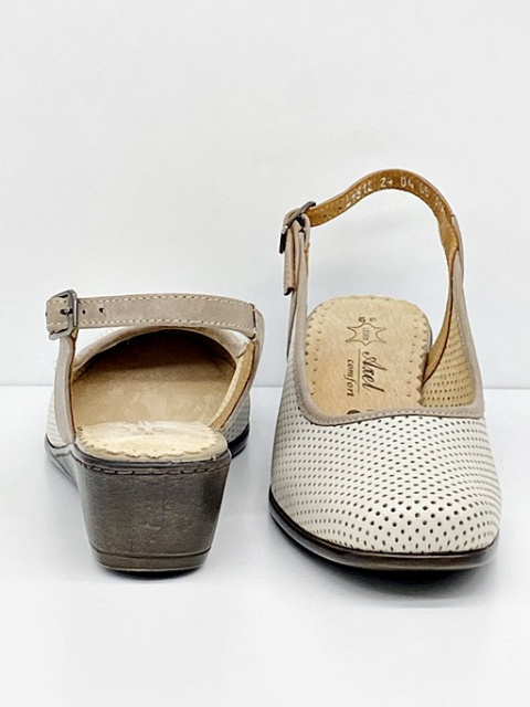 Czółenka z zakrytymi palcami