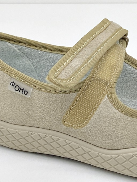 Baleriny Dr Orto System 197D004 jasny beż, tęgość G, stopa normalna