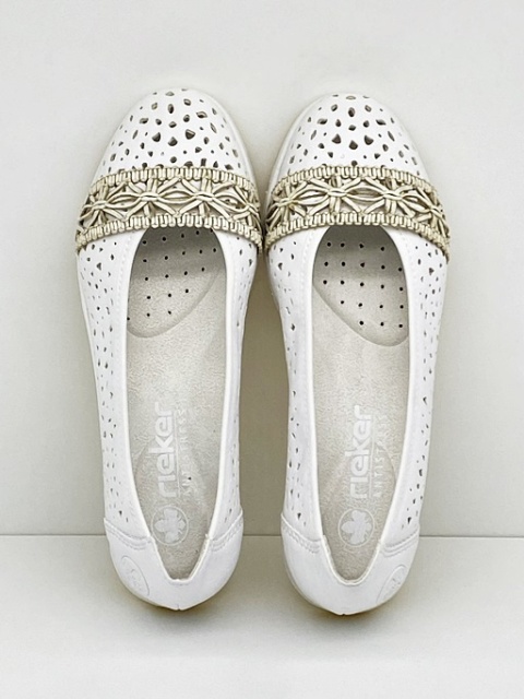 baleriny Rieker na szeroką stopę