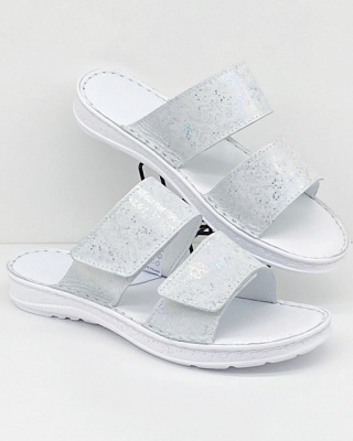 Buty medyczne dla pielęgniarek klapki Eldan KD MED 03 WZ1, tęgość H-K-M