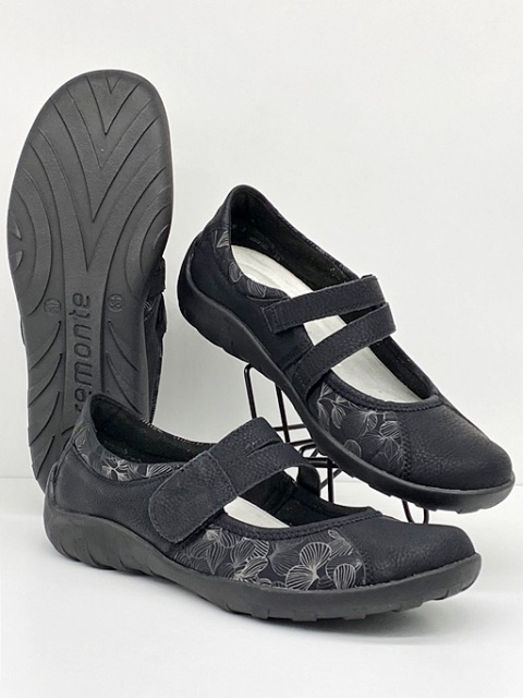 Baleriny czarne z firmy Remonte