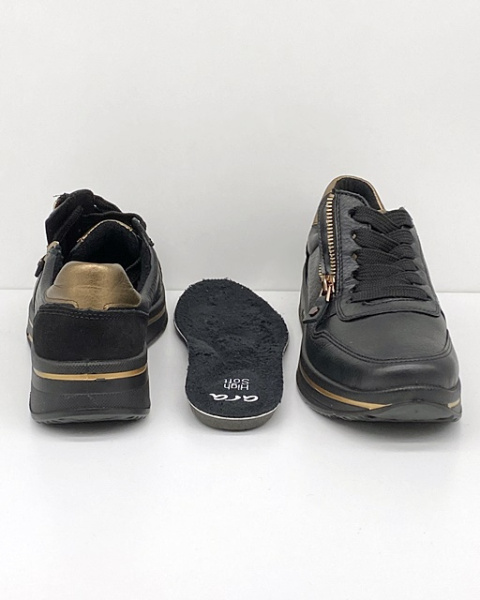 ara czarne półbuty damskie