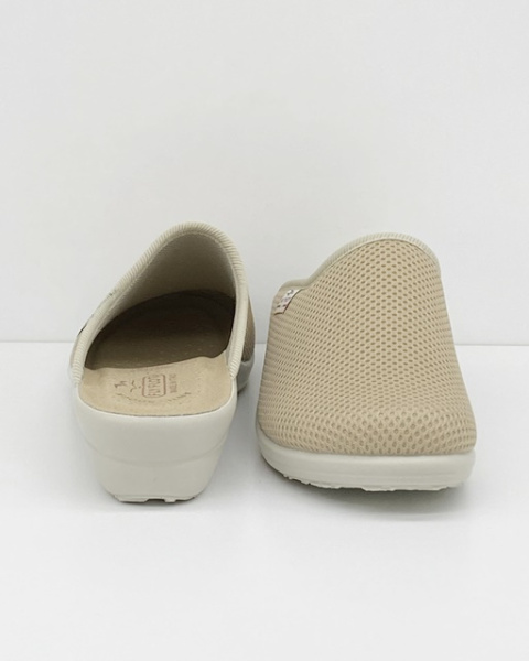 Klapki damskie Fly Flot T4368FE beżowe, tęgość G