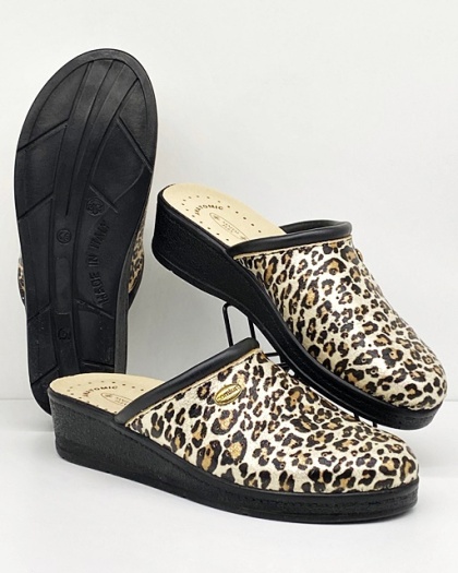 Sanital Flex 707 Safari, kolorowe chodaki damskie, tęgość G