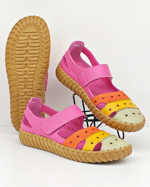 kolorowe sandały damskie