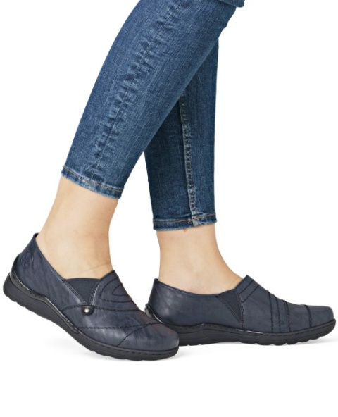 rieker półbuty skórzane