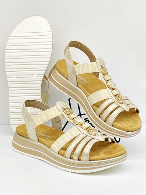 sandałki na koturnie