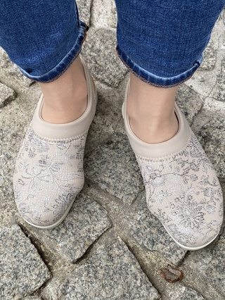 Sanital Flex 8232.36 beżowe Sandały zakrywające palce, tęgość G-H