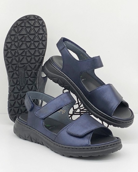 Waldlaufer sandały damskie granatowe