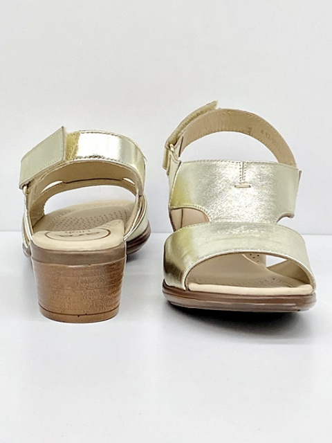 Ara sandały skórzane 12-35732 11H złote Lugano-S HighSoft, tęgość H