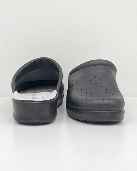 Szerokie obuwie medyczne damskie i męskie Sanital Flex 601 czarne, tęgość K