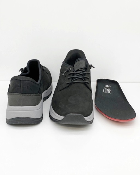 Męskie półbuty Rieker 11050-00 czarne, tęgość J-K