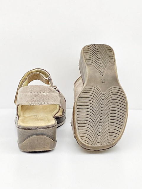 szerokie damskie sandały