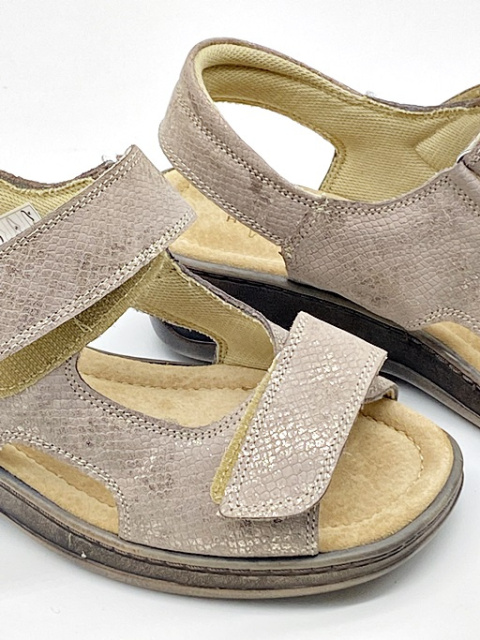 sandałki Axel na szerokie stopy