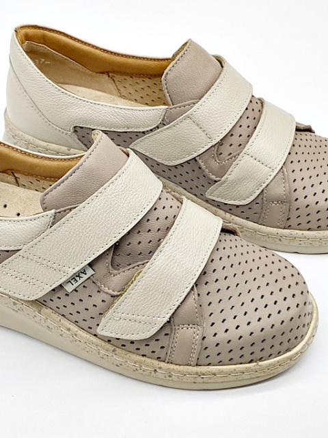 ażurowe półbuty na szerokie stopy