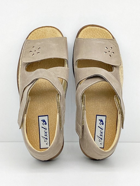 szerokie damskie sandały