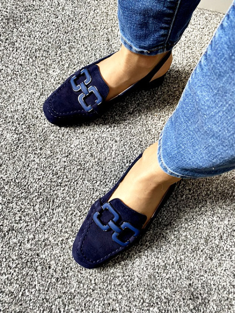 Ara buty damskie nowa kolekcja 12-20426 12H GRAZ 2.0 granatowe czółenka letnie, tęgość H