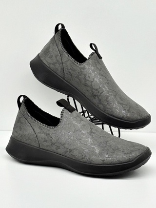 646D001 Befado Home & Go, szare wygodne półbuty damskie, tęgość H