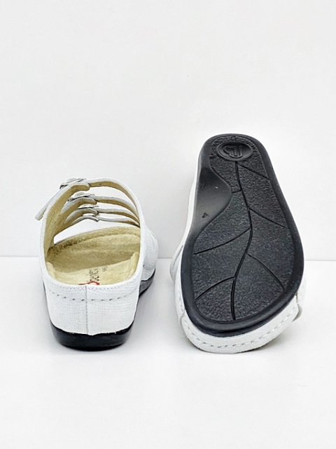 klapki białe na haluksy