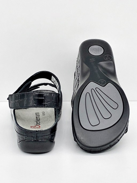 czarne sandały na haluksy