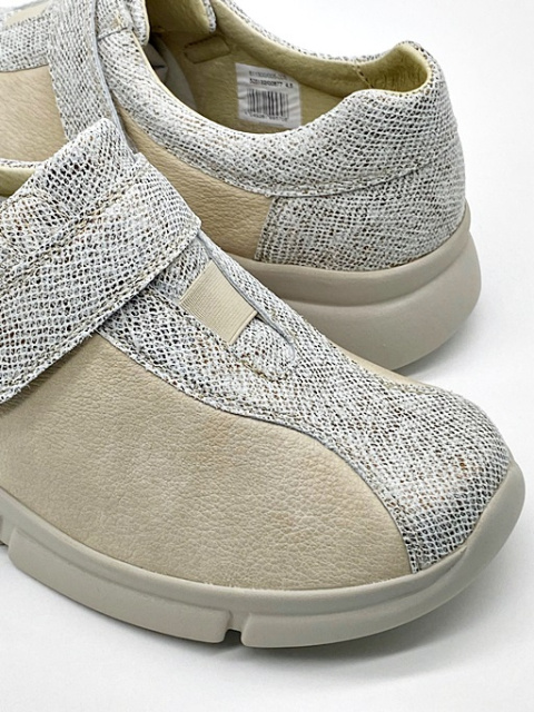 Buty haluksowe Berkemann Elin 05132-877 beżowe półbuty ze streczem, tęgość H-J