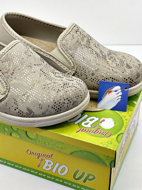 BioUp P29 damskie wsuwane półbuty ze stretchu na obolałe stopy, tęgość M