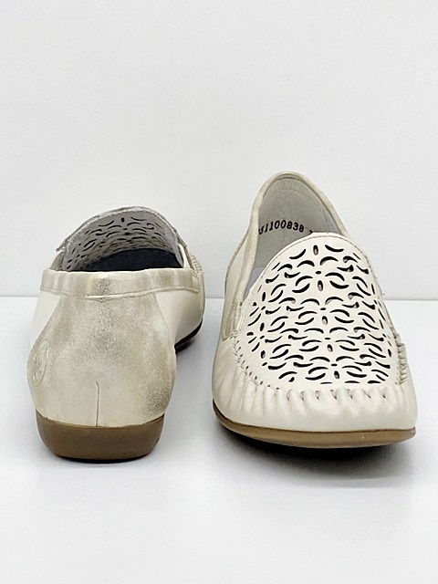 skórzane damskie buty Rieker