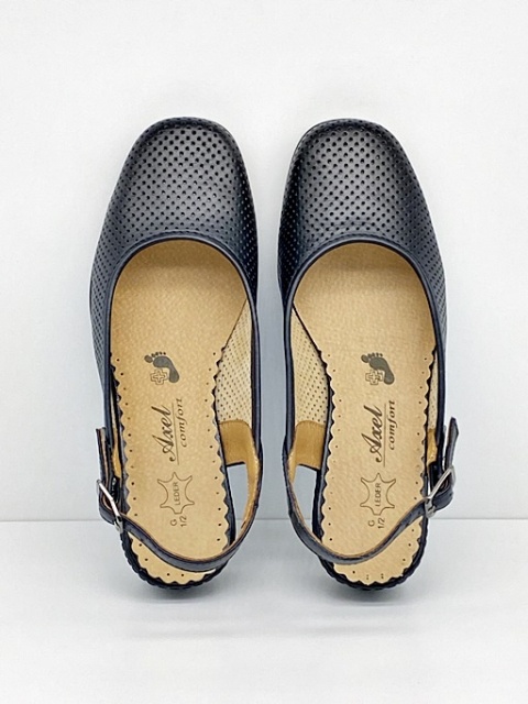 czarne czółenka Axel