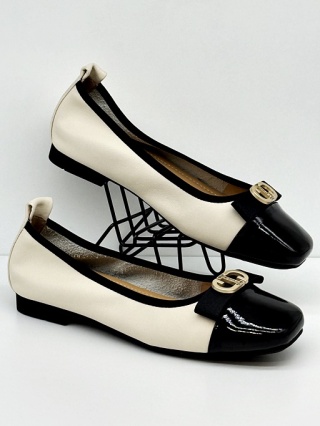 Czółenka na wesele Loretta Vitale W5324 beżowe, tęgość H